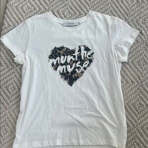 Munthe White Graphic T-Shirt